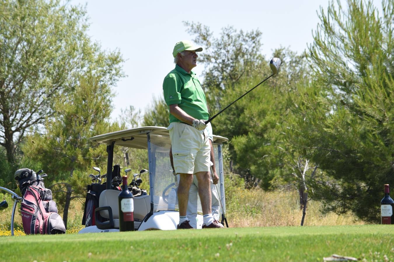 Los jutadores disfrutaron de una gran jornada de golf.