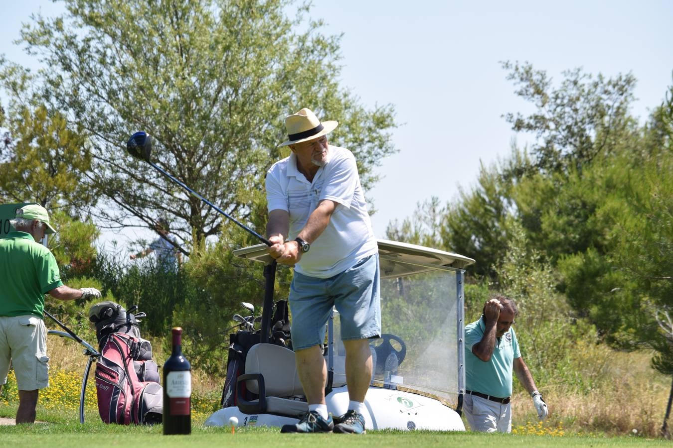 Los jutadores disfrutaron de una gran jornada de golf.