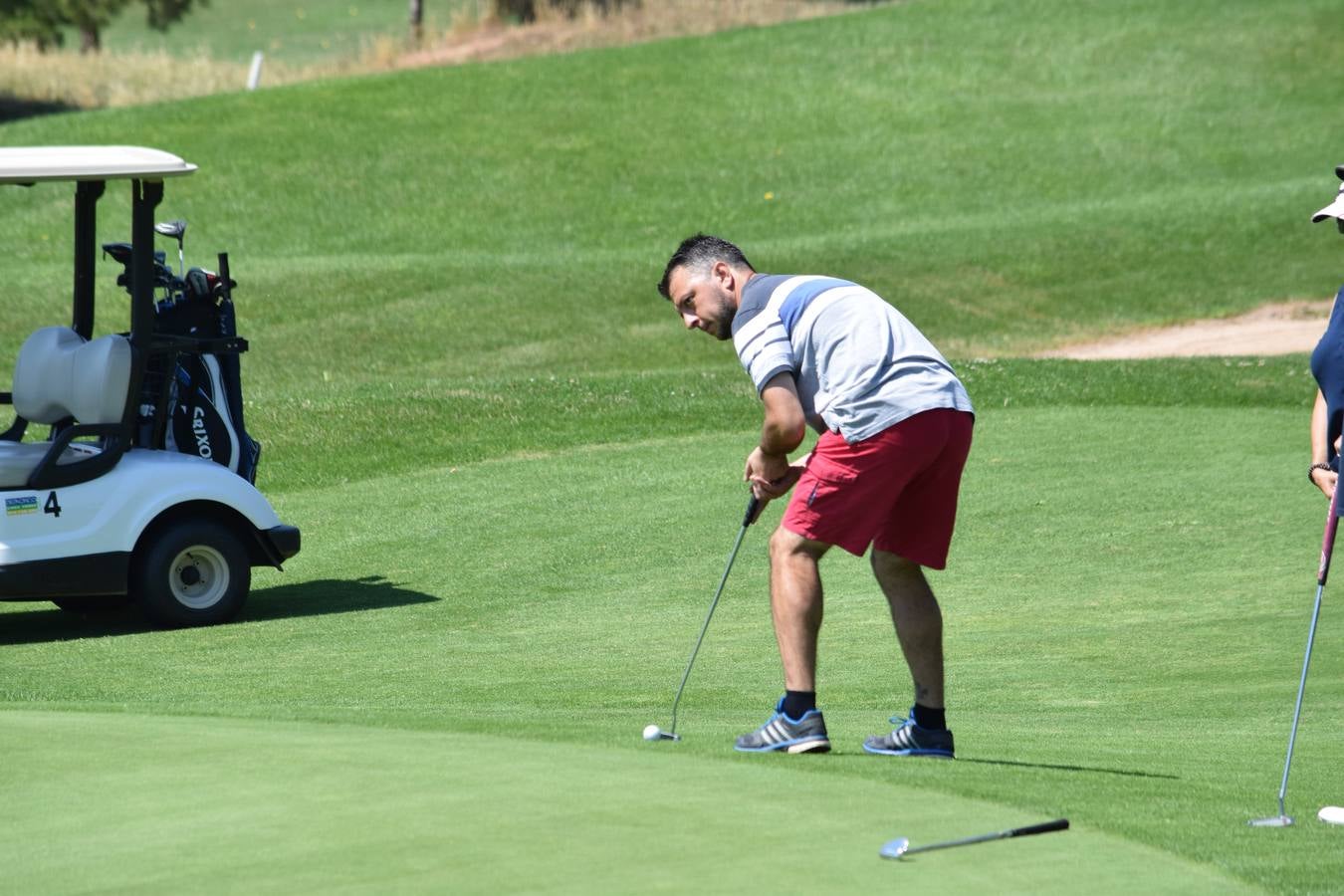 Los jutadores disfrutaron de una gran jornada de golf.