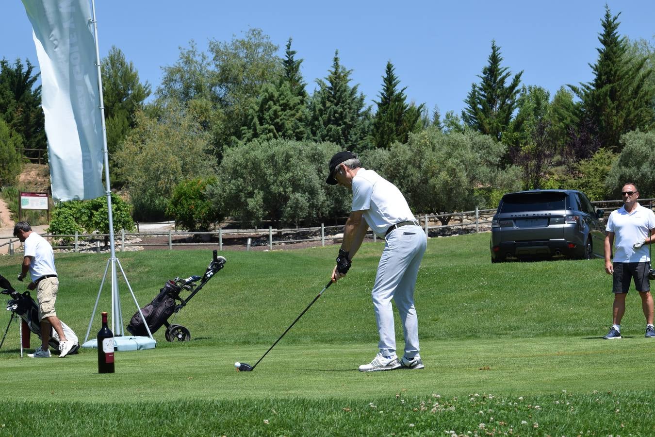 Los jutadores disfrutaron de una gran jornada de golf.