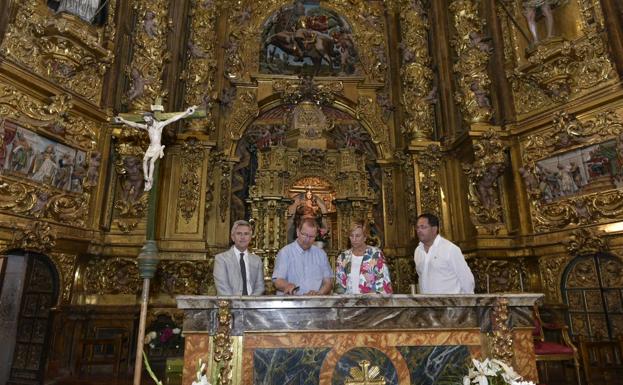 84.000 euros para el retablo de la iglesia de San Martín en Entrena