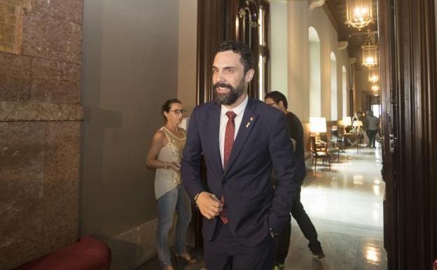 El presidente de la cámara catalana, Roger Torrent.