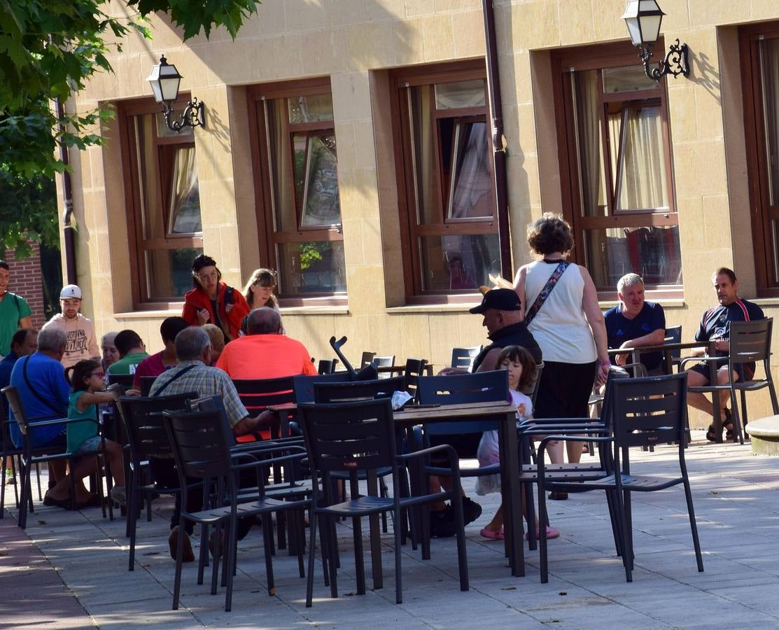 Las tormentas caídas el viernes provocaron la evacuación de los vecinos del camping de Navarrete.