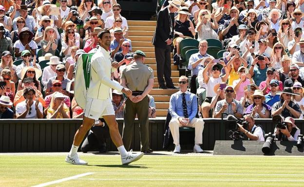 Djokovic antes de comentar a disputar la final