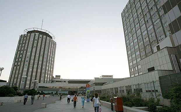 Vista del hospital de La Paz, en Madrid. 