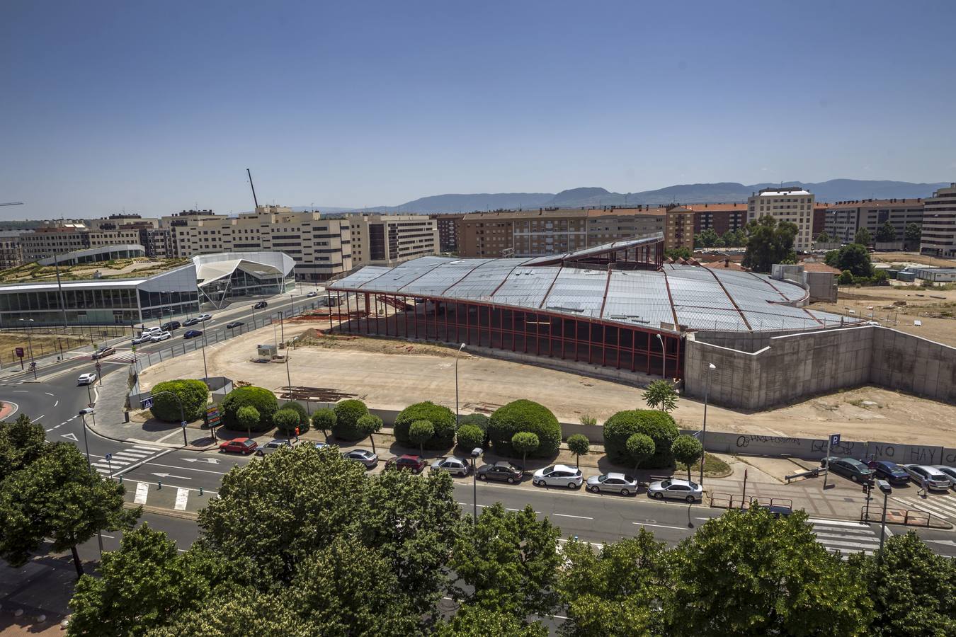 Obras de la nueva estación de autobuses.