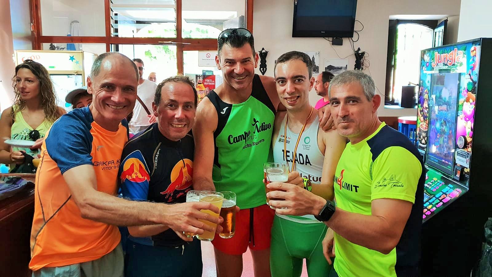 380 corredores han participado hoy en esta carrera celebrada Cuzcurrita del Río Tirón.