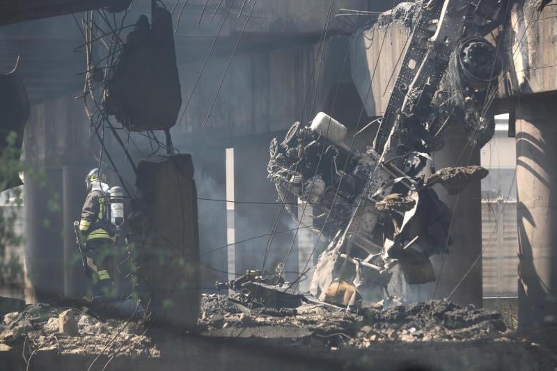 Fotos: La explosión del camión cisterna en Bolonia (Italia), en imágenes