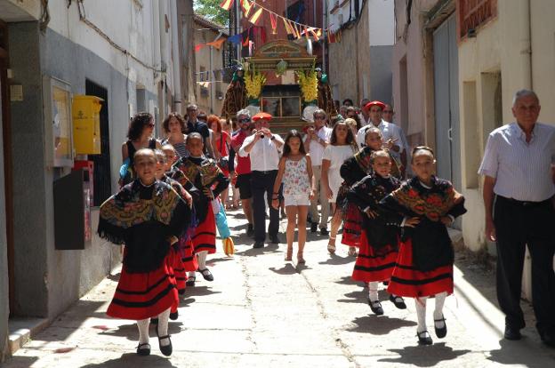 Procesión en El Redal, ayer