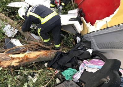 Imagen secundaria 1 - Un camionero vecino de Alfaro fallece en un accidente en Navarra