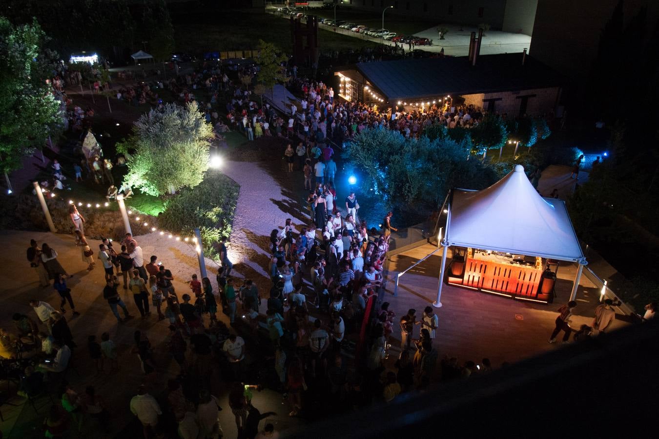 Ambientazo en el Museo Würth en la segunda cita de 'De noche, el museo suena'.