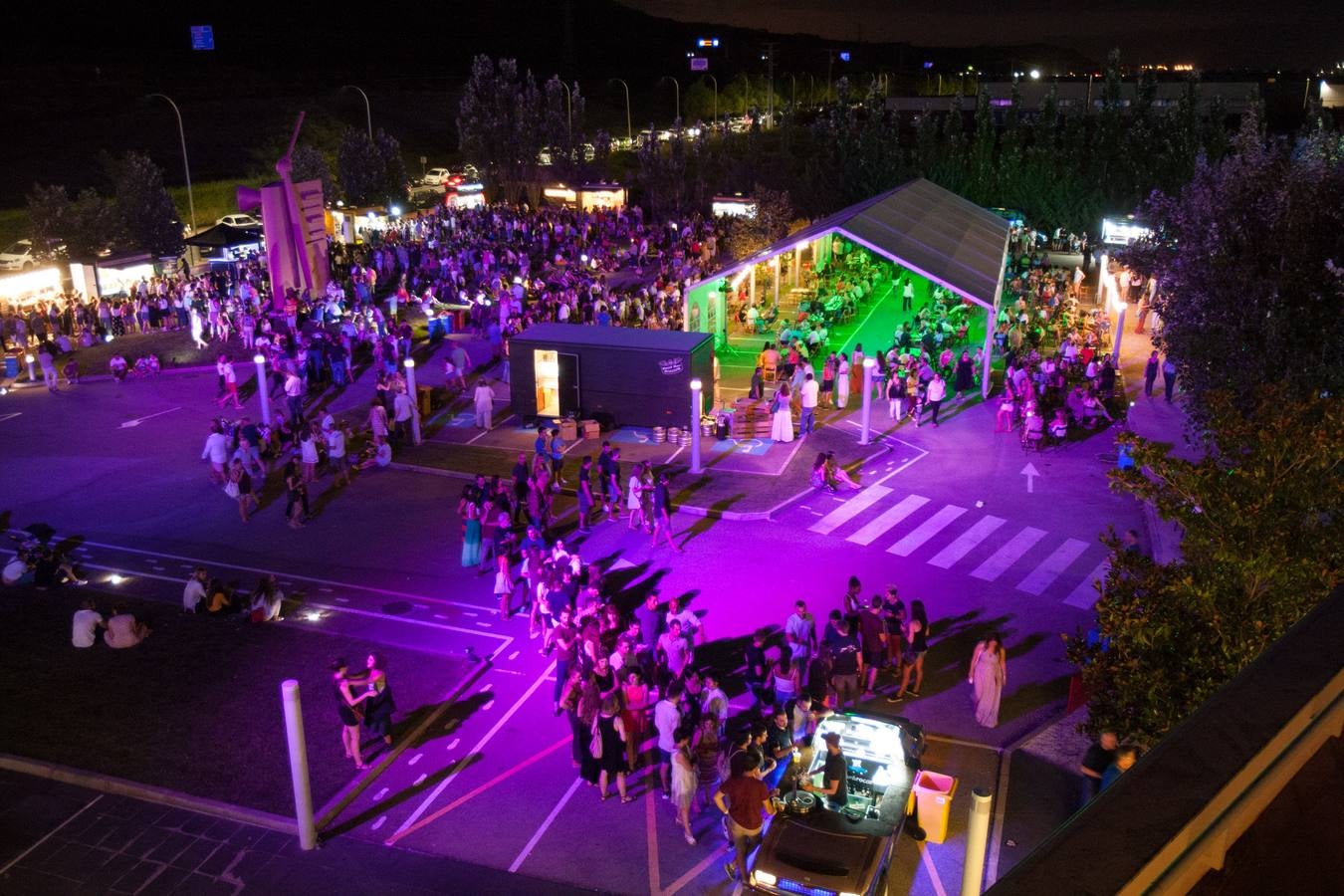 Ambientazo en el Museo Würth en la segunda cita de 'De noche, el museo suena'.