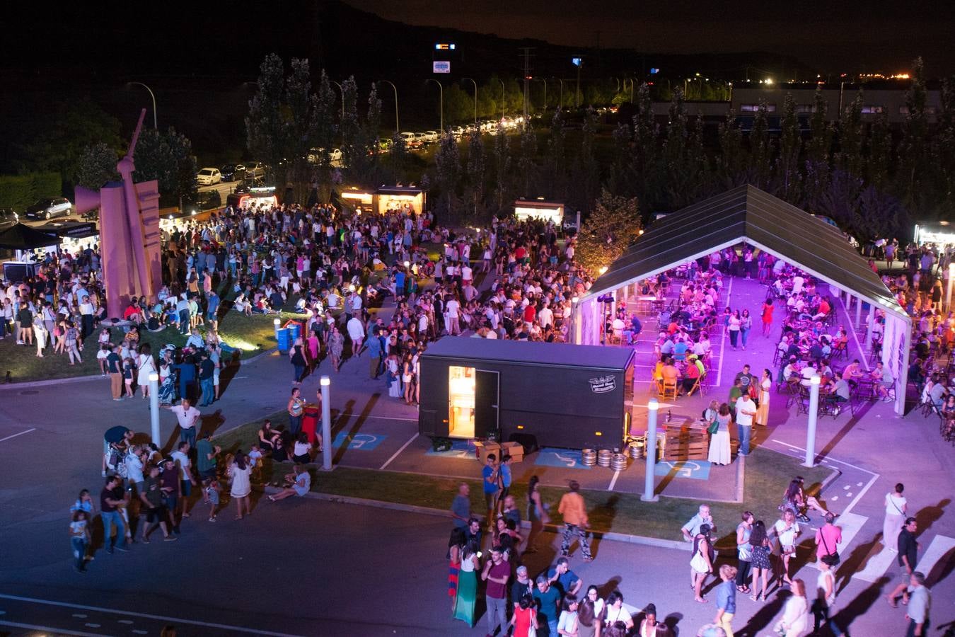 Ambientazo en el Museo Würth en la segunda cita de 'De noche, el museo suena'.