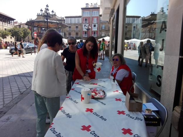 Cruz Roja de Haro, protagonista de la mañana. :: 