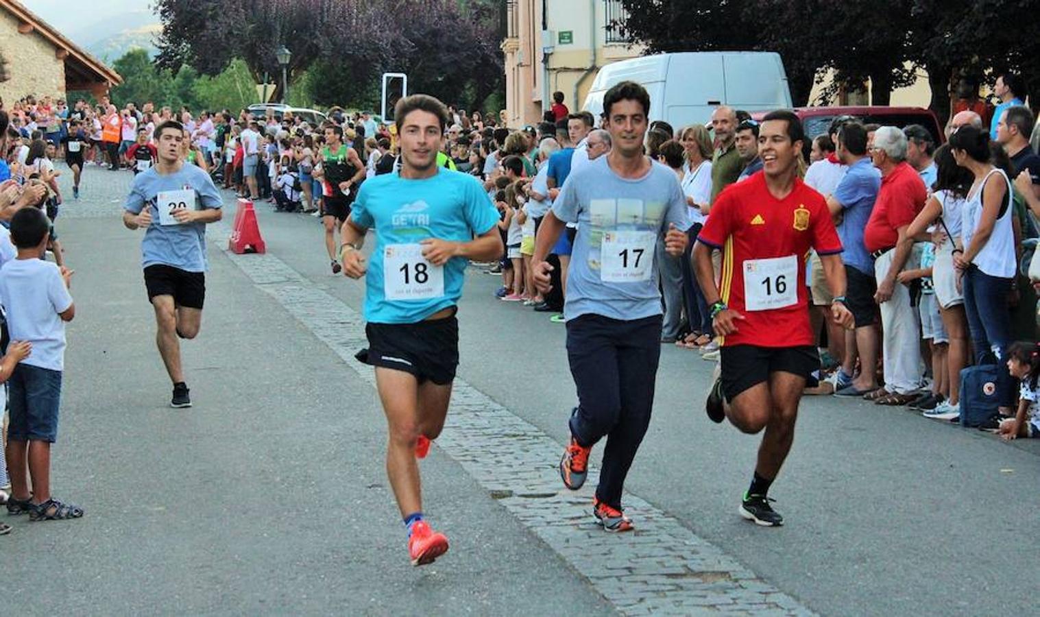 XVIII Carrera Puente a Puente 'Trofeo Violeta Villanueva' en la que se han impuesto Nacho Hernando y Susana Arrúa vuelven a ganar en Ezcaray.