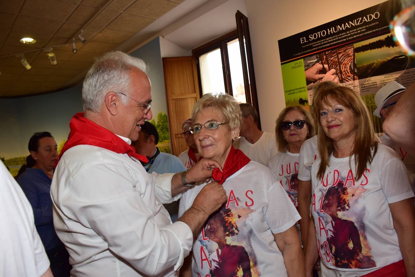 Las imágenes del interior de la Casa Consistorial alfareña en el inicio de sus fiestas