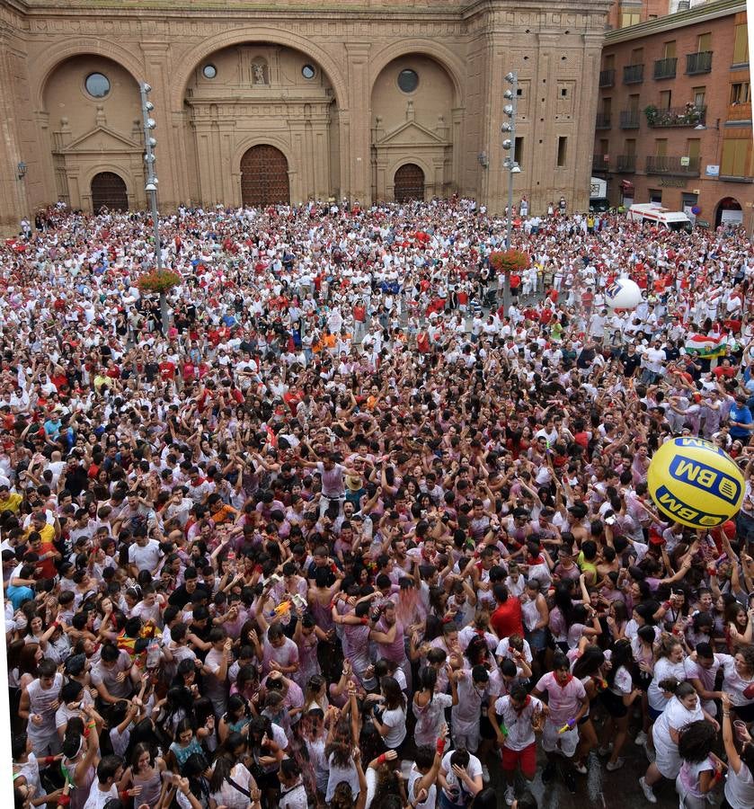 Así vivieron los más jóvenes el inicio de las fiestas alfareñas