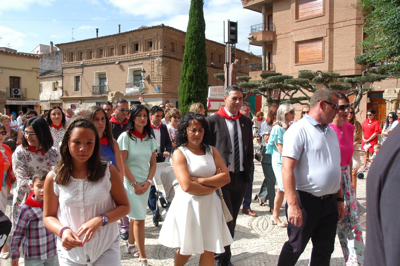 Fotos: Misa y procesión en Aldeanueva de Ebro