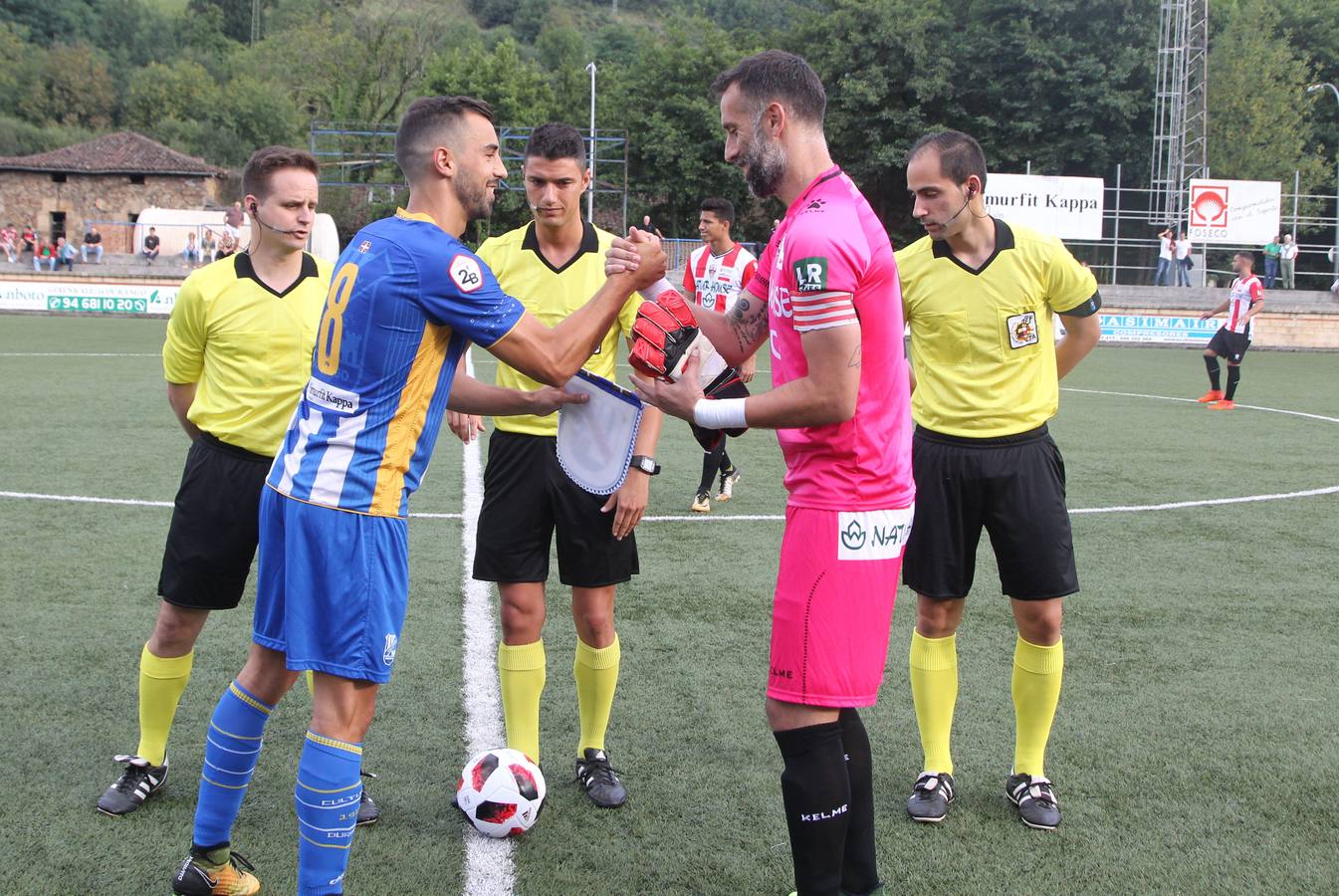 Las imágenes del empate entre Durango y UD Logroñés en la primera jornada de la liga 2018-19