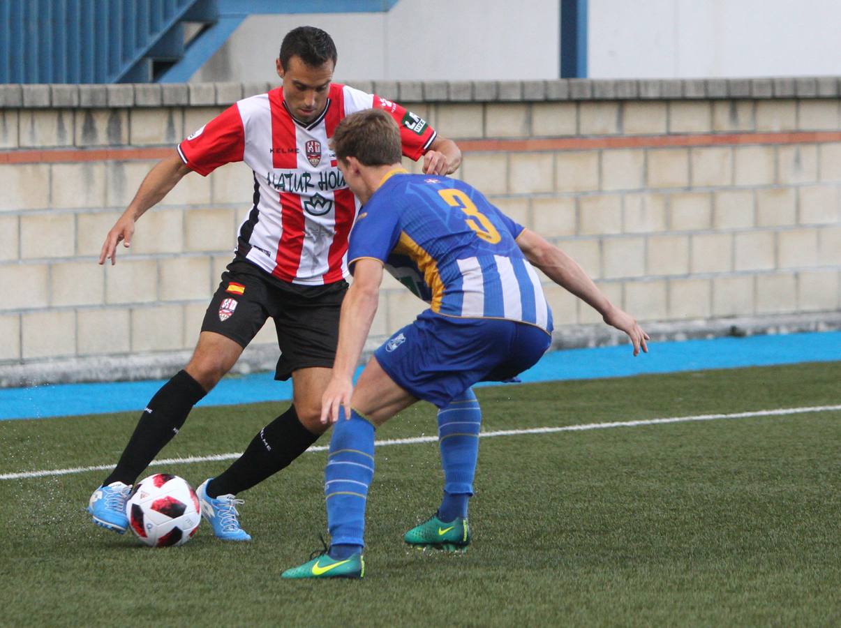 Las imágenes del empate entre Durango y UD Logroñés en la primera jornada de la liga 2018-19