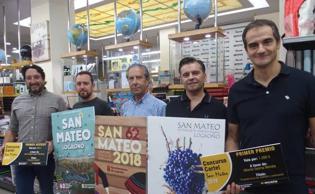 2.000 ejemplares del cartel ganador de San Mateo vestirán Logroño