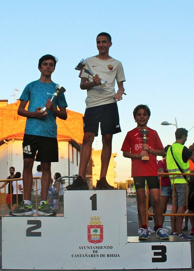 Alberto Moral y Arantxa Ruiz fueron los más rápidos en el Cross de Castañares en una tarde sofocante para el atletismo.