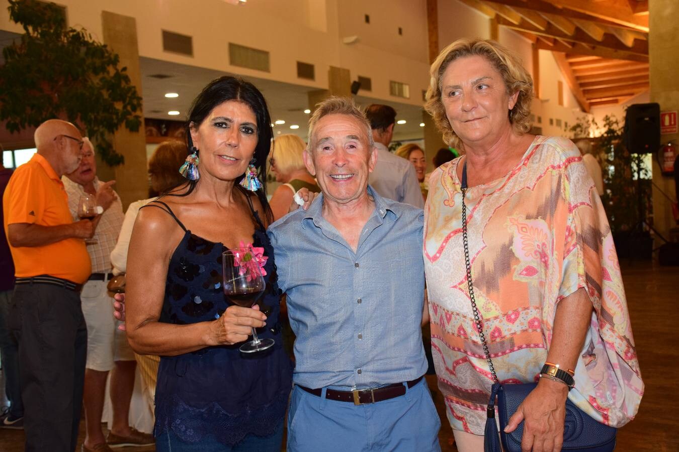 Los jugadores participantes en el Torneo Viña Ijalba, de la Liga de Golf Vino de lomejordelvinoderioja.com, disfrutaron de la cata de vinos de la bodega logroñesa.