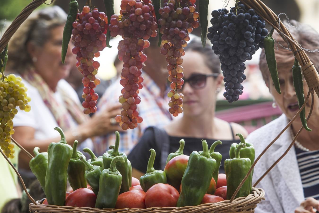 Javier Sampedro y Francisca Allo, ambos de Lardero, han ganado el 50 Concurso Agrícola de La Rioja en las categorías de frutas y hortalizas, respectivamente. Numeroso público ha disfrutado del sol radiante que ha lucido este domingo en Logroño y ha visitado los puestos instalados por 14 agricultores en la céntrica calle Portales, donde también se han podido adquirir los productos de la huerta riojana. Esta actividad, organizada por la Fundación Caja Rioja y Bankia, ha cumplido medio siglo de historia y supone una de las citas más tradicionales como prolegómeno a las fiestas de la vendimia.