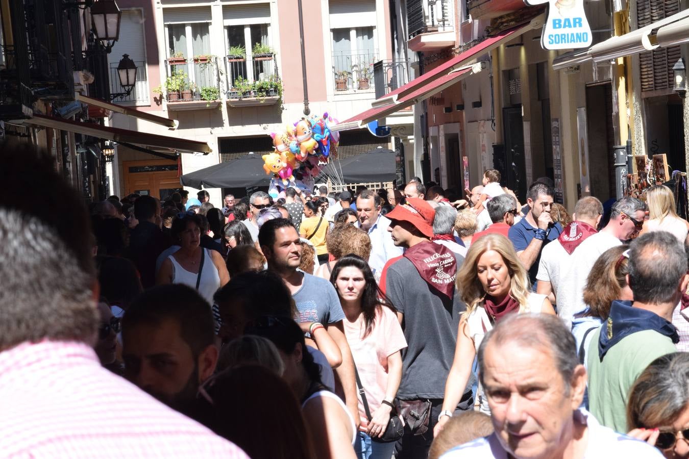 Miles de personas llenan hoy las calles de Logroño.