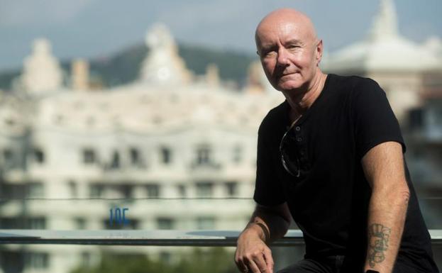 El escritor escocés Irvine Welsh, en Barcelona.