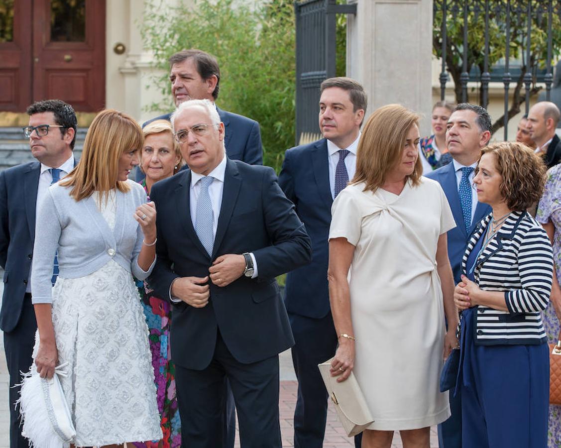 Dïa de San Mateo. Día grande en la ciudad con la ofrenda del primer mosto. El pisado y la posterior ofrenda del primer caldo a la virgen de Valvanera ocupó la mañana más institucional en El Espolón.