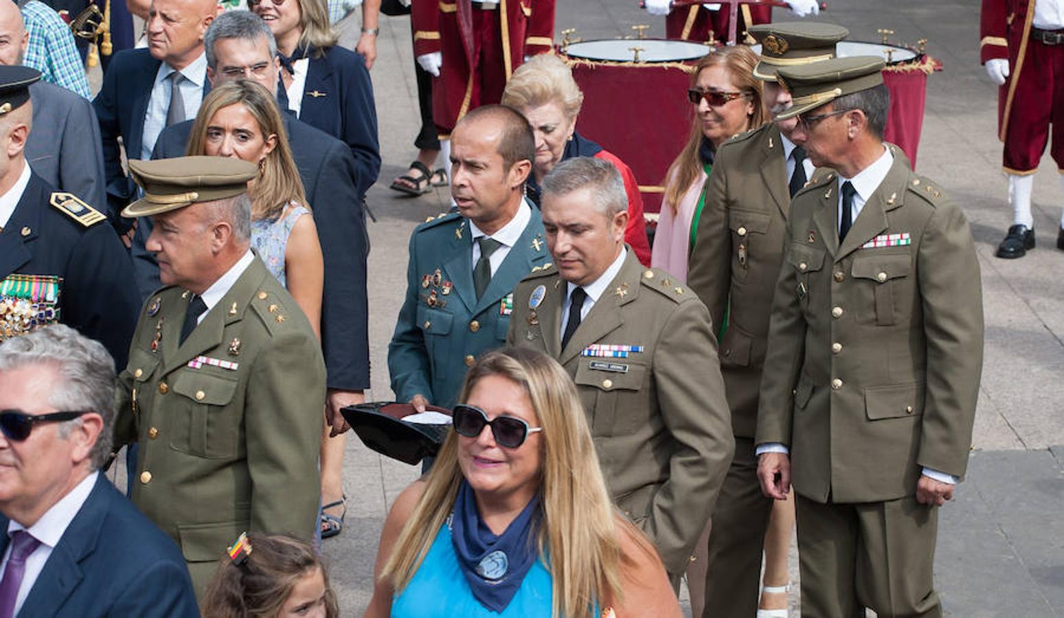 Dïa de San Mateo. Día grande en la ciudad con la ofrenda del primer mosto. El pisado y la posterior ofrenda del primer caldo a la virgen de Valvanera ocupó la mañana más institucional en El Espolón.