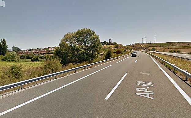 AP-68, a su paso por Rodezno.