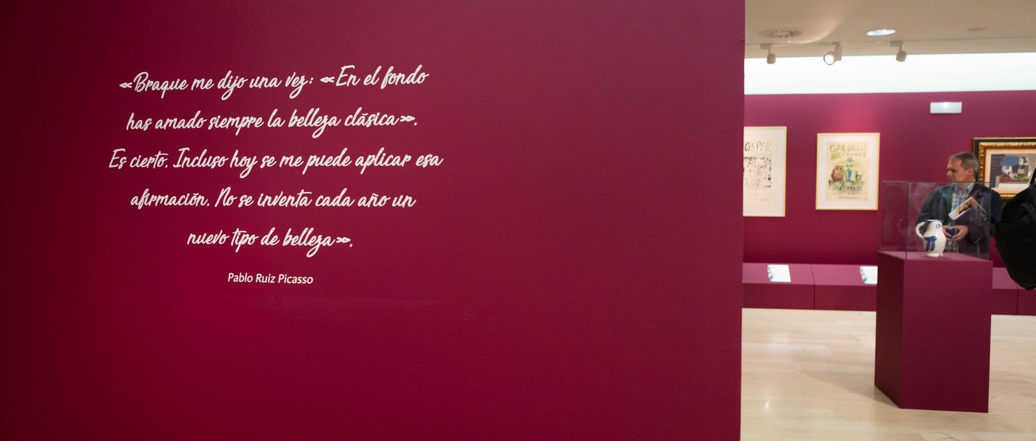 El museo de Briones acoge hasta mediados del año que viene una exposición con 22 obras del genio malagueño