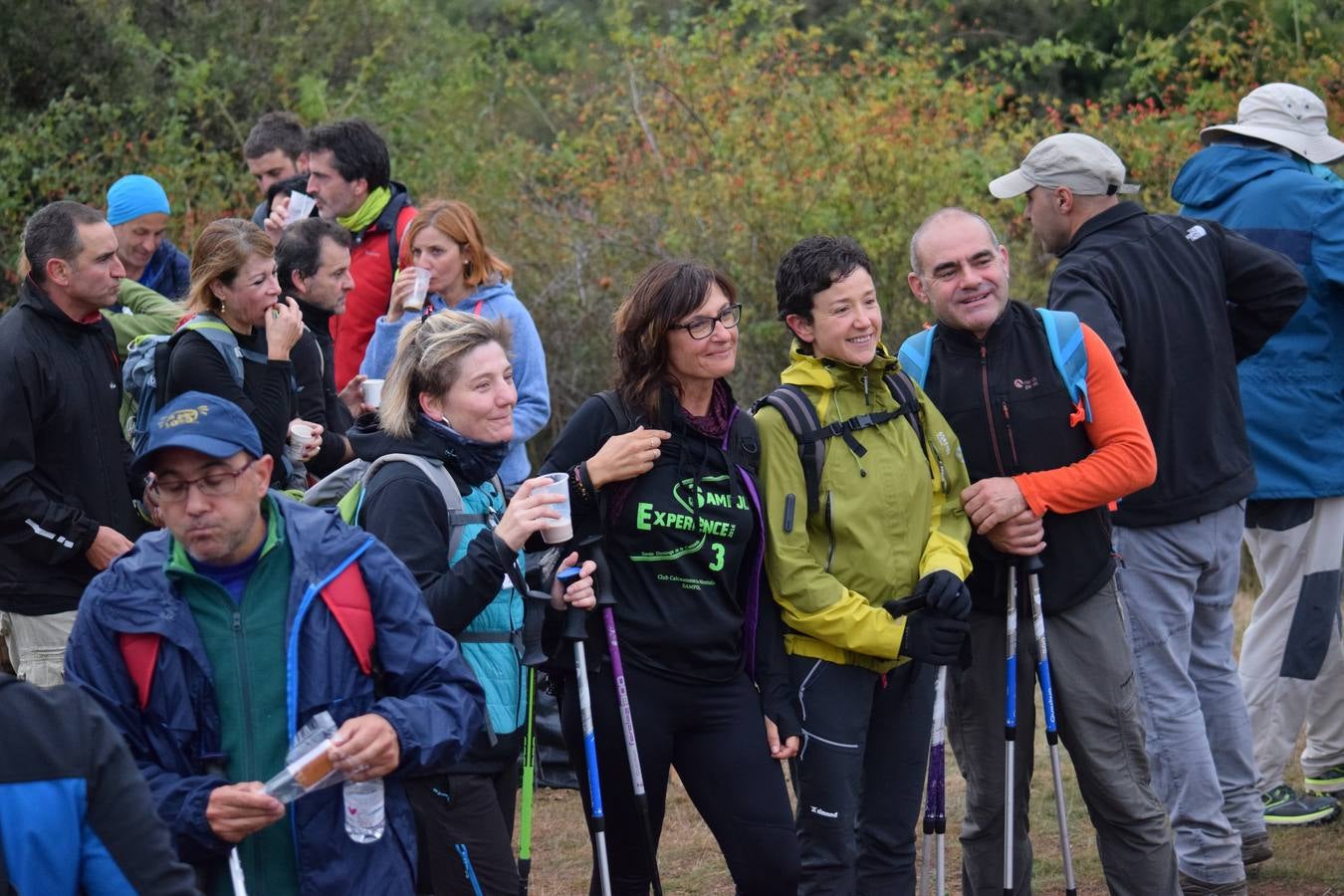 Cerca de 450 valientes tomaron la salida de la Marcha Hoyos de Iregua en Villoslada de Cameros