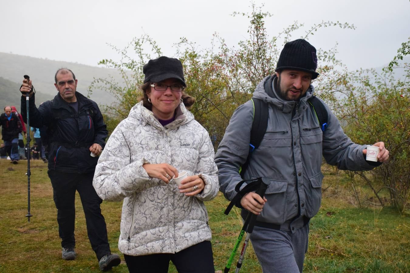 Cerca de 450 valientes tomaron la salida de la Marcha Hoyos de Iregua en Villoslada de Cameros