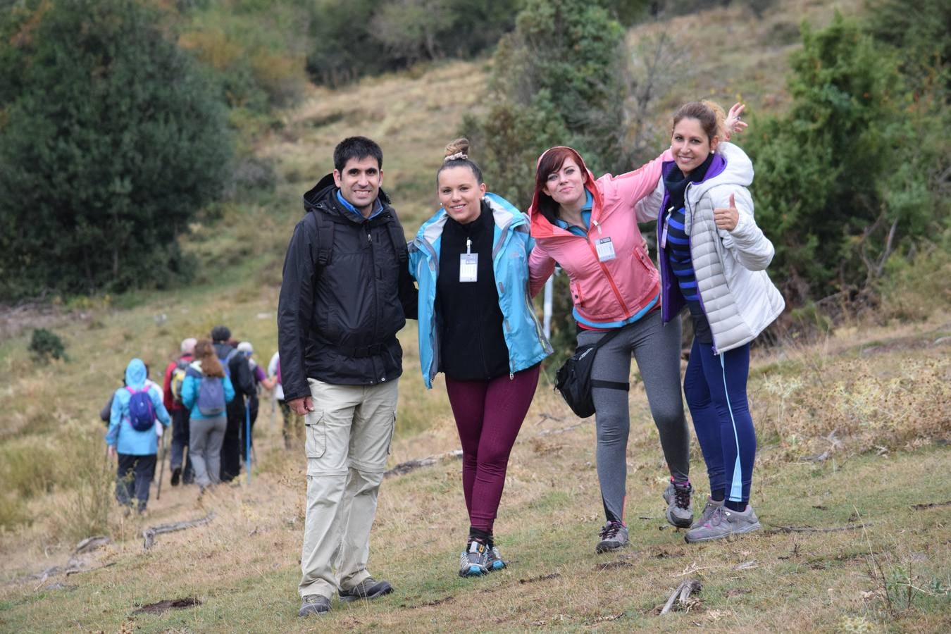 Cerca de 450 valientes tomaron la salida de la Marcha Hoyos de Iregua en Villoslada de Cameros