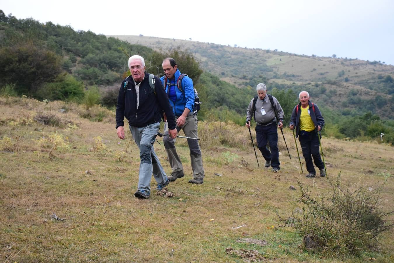 Cerca de 450 valientes tomaron la salida de la Marcha Hoyos de Iregua en Villoslada de Cameros