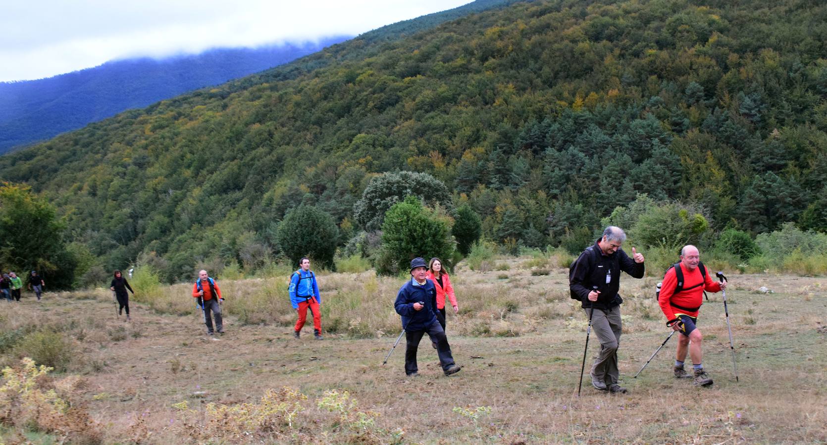 Cerca de 450 valientes tomaron la salida de la Marcha Hoyos de Iregua en Villoslada de Cameros