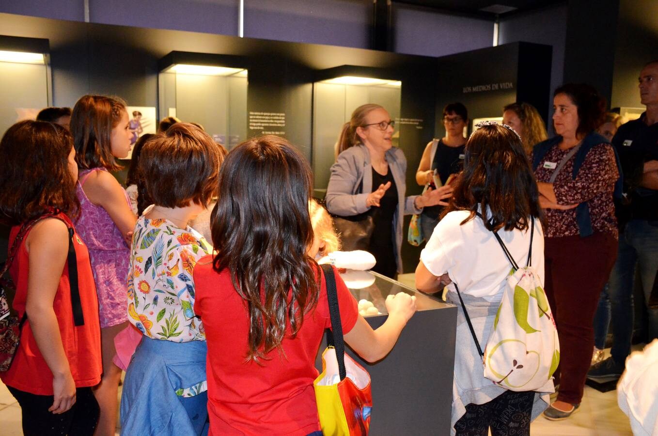 Visita teatralizada que se desarrollóen el Museo de la Romanización de Calahorra.