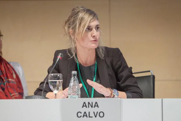 Ana Calvo Álvarez, en el Colegio de Psicólogos