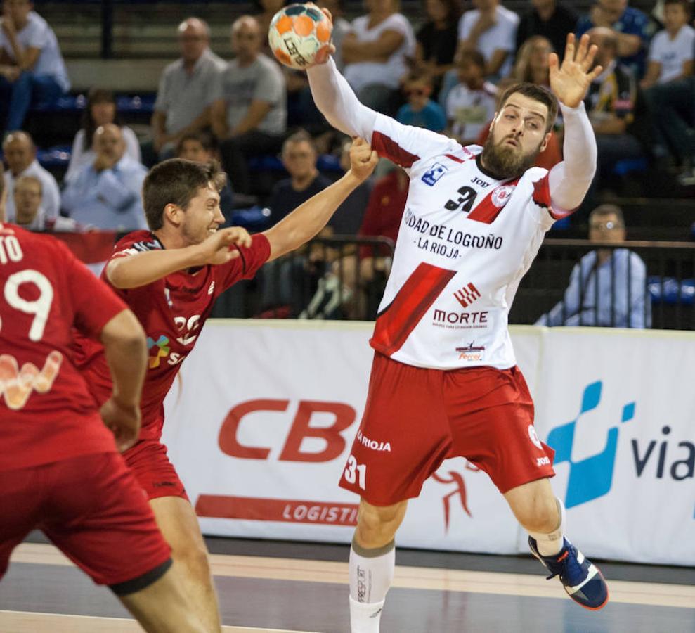 Empujados por el talento de Eduardo Cadarso el equipo riojano aplasta al Alcobendas 41-26 y asalta la segunda plaza de la Liga Asobal