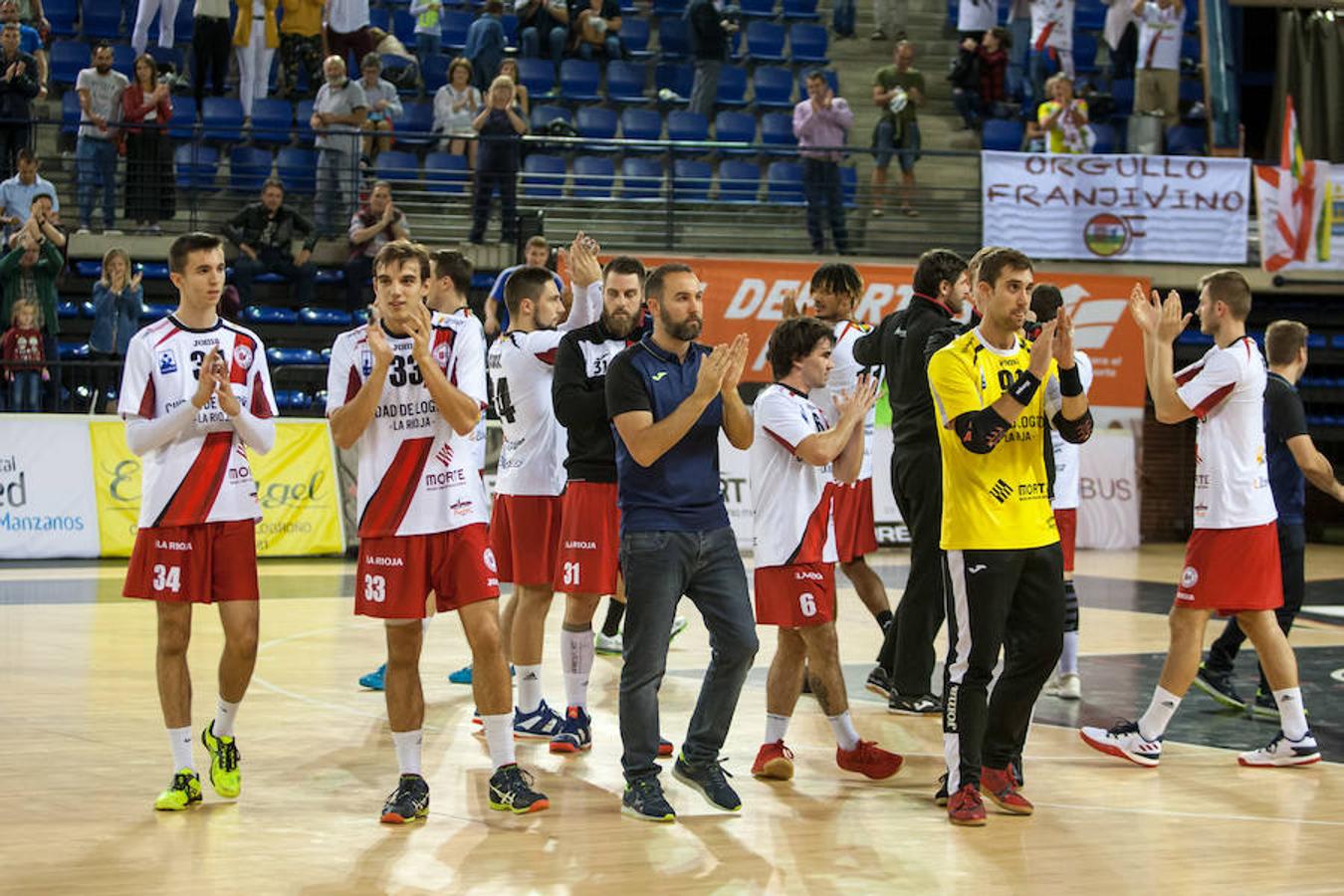 Empujados por el talento de Eduardo Cadarso el equipo riojano aplasta al Alcobendas 41-26 y asalta la segunda plaza de la Liga Asobal