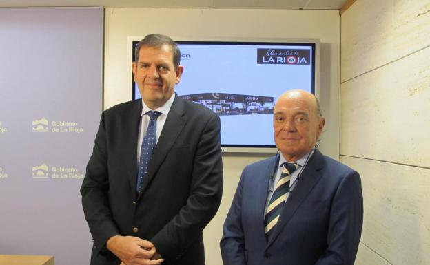 Nagore y García Calzada, en la presentación de la feria.