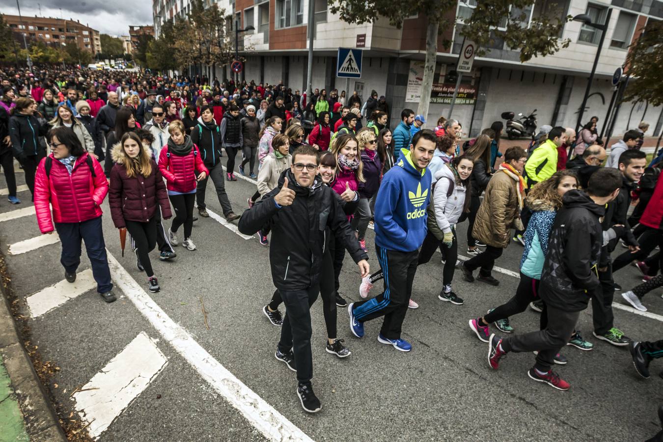 Más allá de la práctica deportiva, el objetivo de la prueba son las donaciones que cada «marchoso» realiza