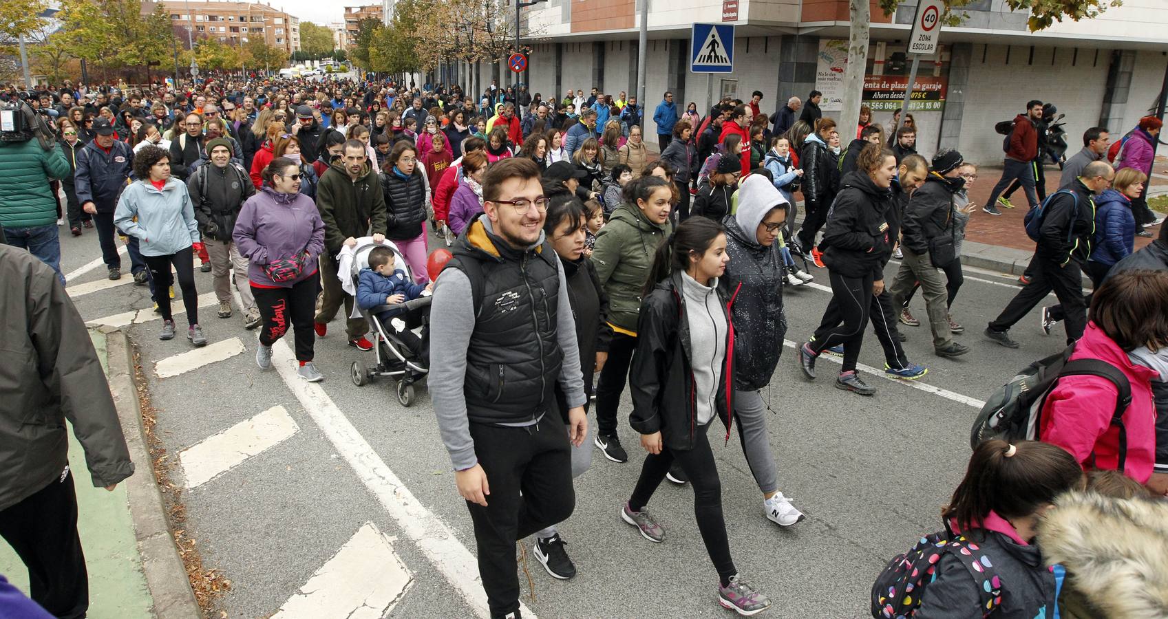 Más allá de la práctica deportiva, el objetivo de la prueba son las donaciones que cada «marchoso» realiza