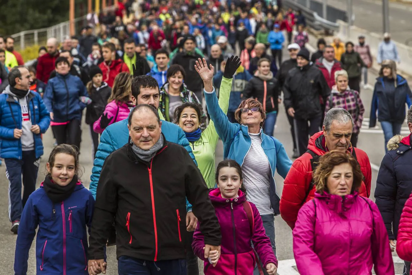 Más allá de la práctica deportiva, el objetivo de la prueba son las donaciones que cada «marchoso» realiza