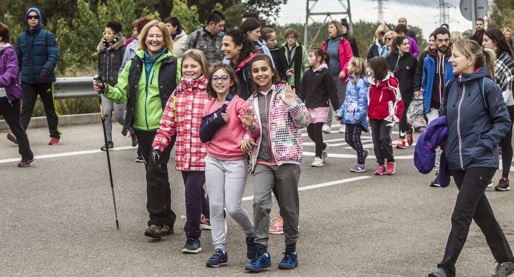 Más allá de la práctica deportiva, el objetivo de la prueba son las donaciones que cada «marchoso» realiza