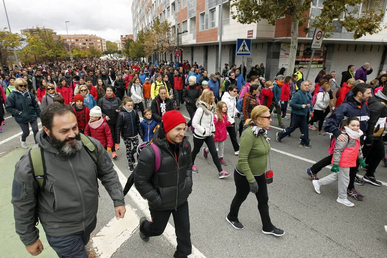 Más allá de la práctica deportiva, el objetivo de la prueba son las donaciones que cada «marchoso» realiza