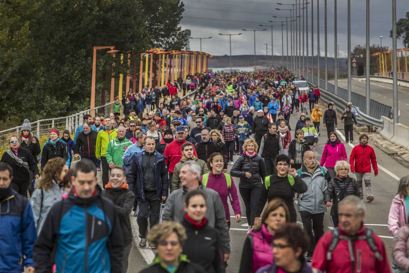 Más allá de la práctica deportiva, el objetivo de la prueba son las donaciones que cada «marchoso» realiza